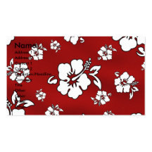 Hawaii glitter visitkort mallar