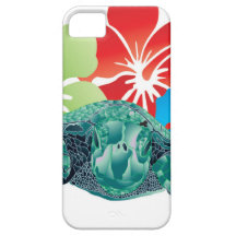 Hawaii hibiskussköldpadda iPhone 5 fodral