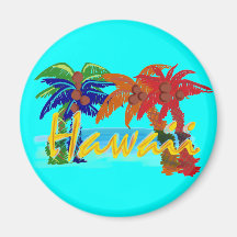 Hawaii palmträdmagnet magneter för kylskåp