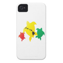 Hawaii Reggaesköldpaddor iPhone 4 Cover