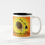 Hawaii sköldpaddor och Hawaii öar Kaffe Mugg
