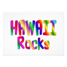 Hawaii stenar skräddarsydda inbjudan