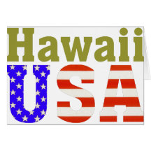 Hawaii USA! Hälsnings Kort