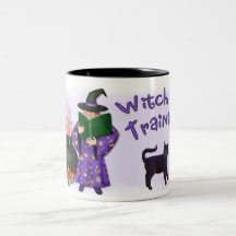 Häxa i utbildning kaffe koppar