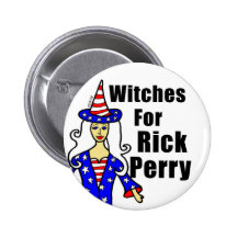 Häxor för Rick Perry Halloween knäppas Knapp Med Nål