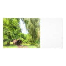 Hayride Hälsningskort Med Foto