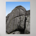 Haytor. Stenar i Devon England. Affischer