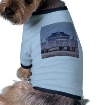 HDRAvonMemorialDayWeekendEarlyBoardwalkHouseLookOu T-shirt För Husdjur