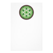 Healing Hands Mandala V3 Custom Stationery