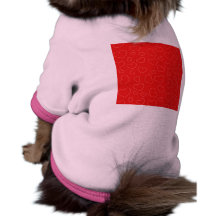 Heart Background Pattern Pet Clothes