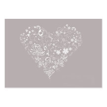 heart cartes de visite personnelles
