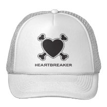 Heartbreaker (svart) trucker kepsar