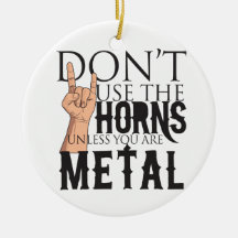 Heavy metal Badass Julgranskulor
