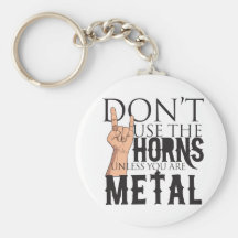 Heavy metal Badass Nyckel Ring