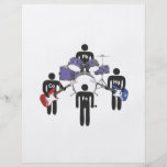 Heavy metal flygblad designs