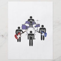 Heavy metal flygblad designs
