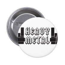 Heavy metal! knapp med nål