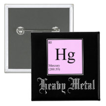 Heavy metal knäppas pins