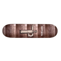 HEAVY METAL SKATEBOARD DECK