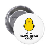 Heavy metalchick nål