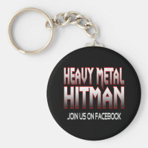 Heavy metalHitman Keychain Nyckelringar