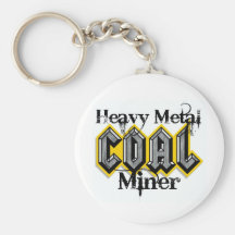 HEAVY METALKOLGRUVARBETARE NYCKEL RING