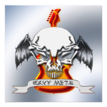 Heavy metalpartyinbjudan