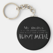 Heavy metalutfrågning Keychain Nyckel Ring