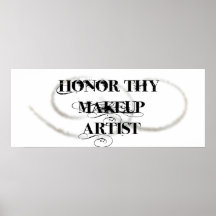 Hedra Thy Makeupkonstnär Affisch