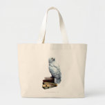 Hedwig på bokar tote bag