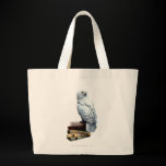 Hedwig på bokar tyg kassar