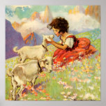 "Heidi och henne getter" vid den Jessie Willcox sm Posters