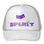 Hejaklacksledarelock/hatt Trucker Kepsar