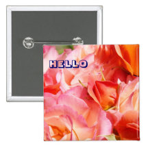 HEJEN knäppas rosa ros som blommor knäppas anpassn Knappar Med Nål