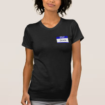 Hejen mitt namn är Jasmin (blått) Tshirts