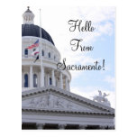 Hejer från Sacramento Vykort