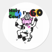 Helig ko mig förmiddag 60 Tshirts och gåvor Klistermärken