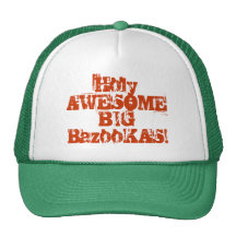 Heliga ENORMA STORA BazooKAS! Trucker Keps