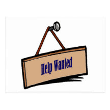 helpwanted vykort