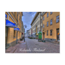 Helsingfors Finland stadsplats Vykort