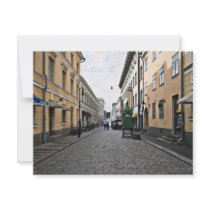 Helsingfors stadsgata inbjudningskort