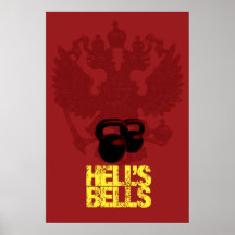 Helvete Klockor - Kettlebell affisch