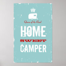 Hem- söt campare - drottning av RV-vägen Posters