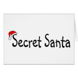Hemliga Santa Hälsningskort