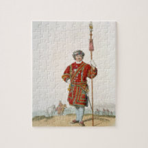 Hemmansägare av kung vakt, från 'dräkten av underb jigsaw puzzle