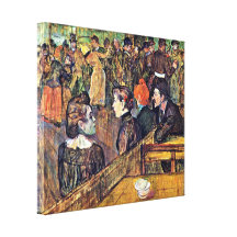 Henri de Toulouse-Lautrec - Moulin de la Galette Canvastryck