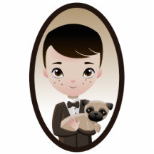 Henri Photosculpture Keychain Photo Cut Out