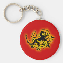 Heraldik Löwe heraldry lion Schlüsselbänder