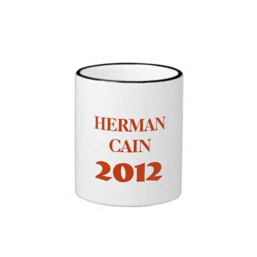 HERMAN CAIN 2012 KAFFE MUGGAR
