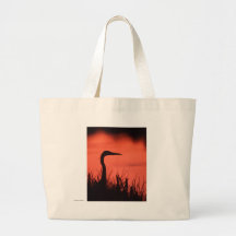 Heron Tote Bags